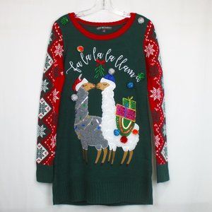 United States Sweaters Holiday Fa La La La Llama L